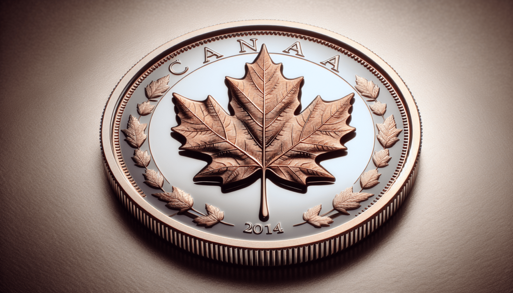 2014 - Present (Random Year) CA 1 Gram .9999 Canadian Gold Maple Leaf Coin Brilliant Uncirculated with a Certificate of Authenticity 50c BU