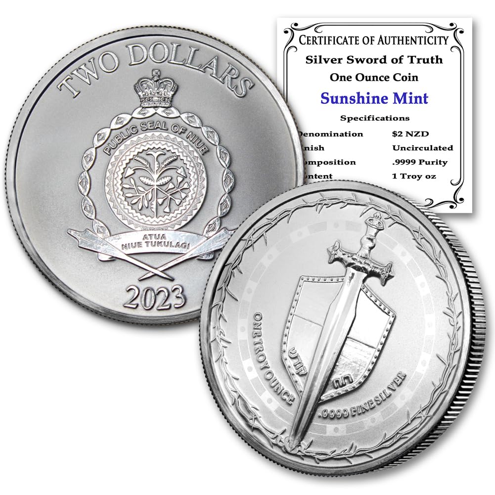 2023-1 oz Silver Sword of Truth Review