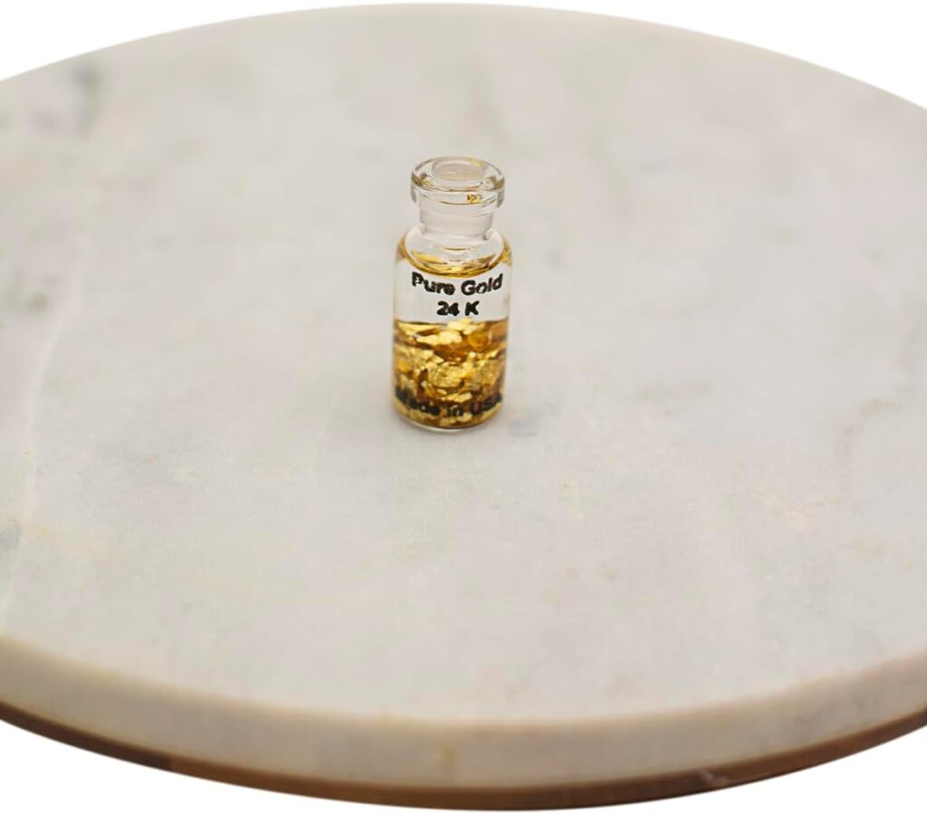 TG,LLC Treasure Gurus 14k Pure Leaf Flake Vial of Gold