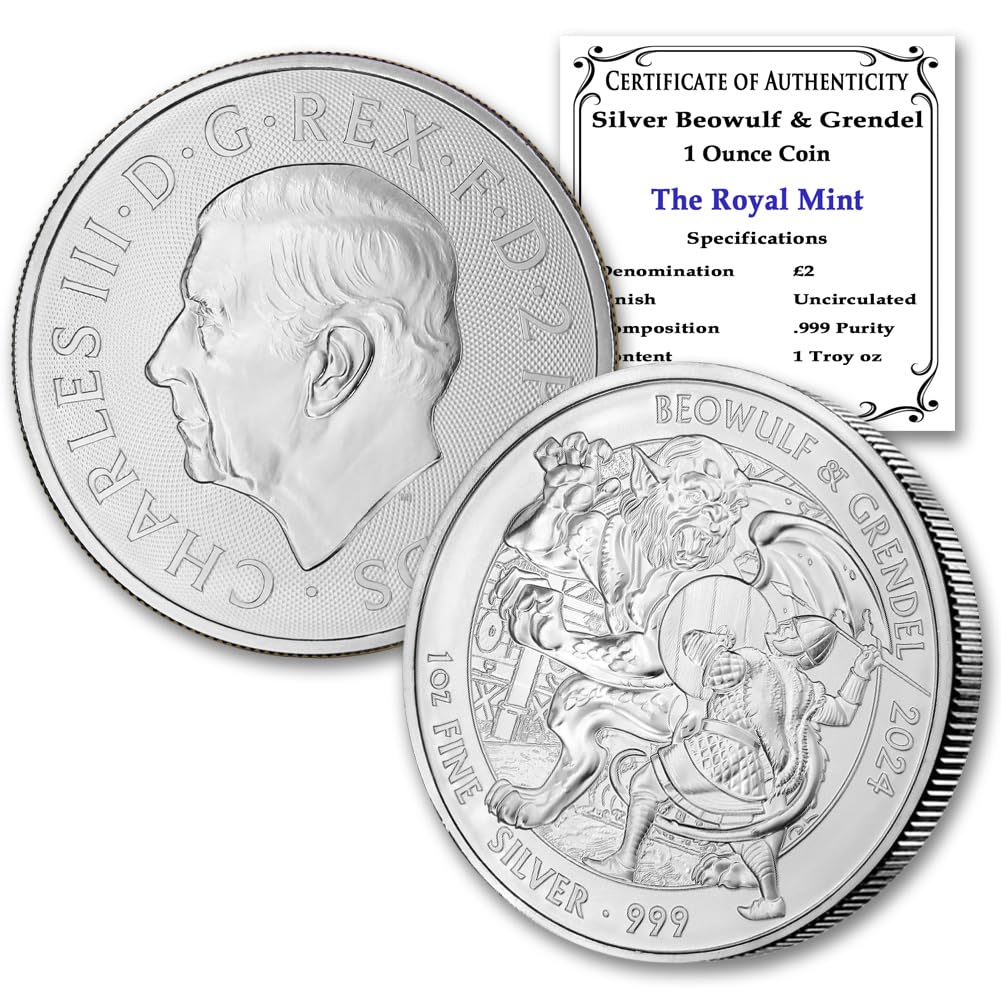 2024-1 oz British Silver Myth Coin Review