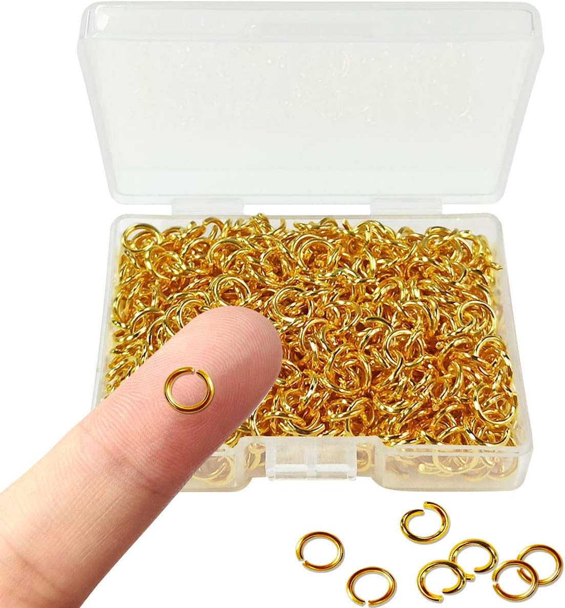 600 Pcs Gold Plated Jump Rings Review