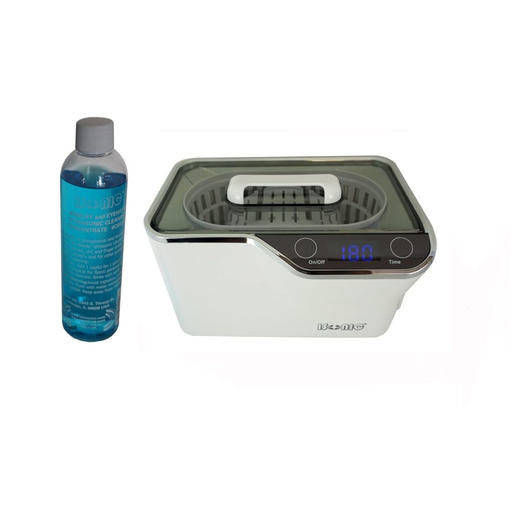 iSonic CSGJ01-8OZx1 Ultrasonic Jewelry/Eye Wear Cleaning Solution Concentrate,Blue