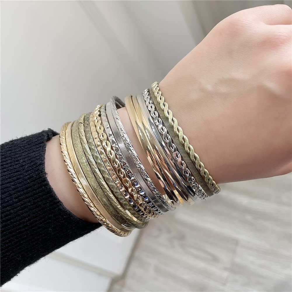 Jewelry Showdown: Bangles, Hoops, and a Chic Choker