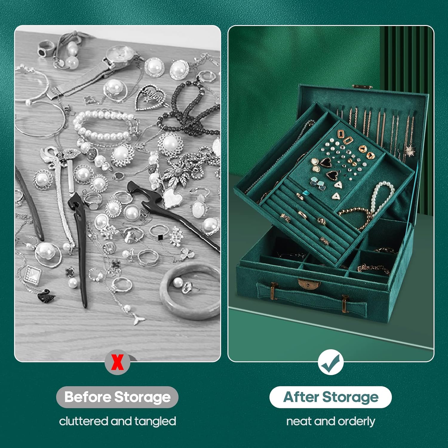 Title: “Comparing Jewelry Boxes: Vintage Charm vs. Modern Security