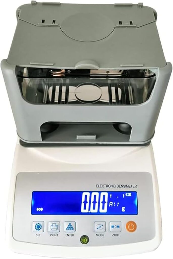 300G/0.01G Gold Density Meter, Platinum Density Meter, Accurate Density Measurement, Easy to Use, for Precious Metal Recycling