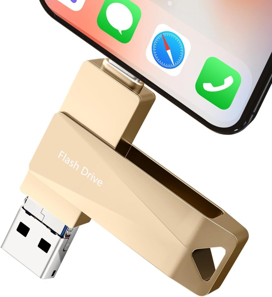 512GB Photo Stick for iPhone, Qainerly USB Flash Drive for USB