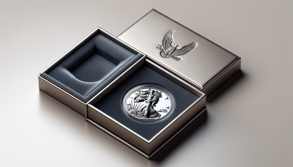 AramediA Official (Original) U.S. Mint 1 oz Silver American Eagle Silver Bullion Coin Presentation, Gift or Storage Box - Coin Not Included