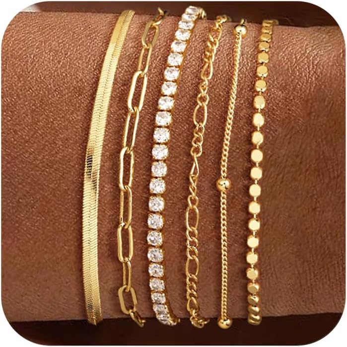 DEARMAY Gold Bracelets Set Review