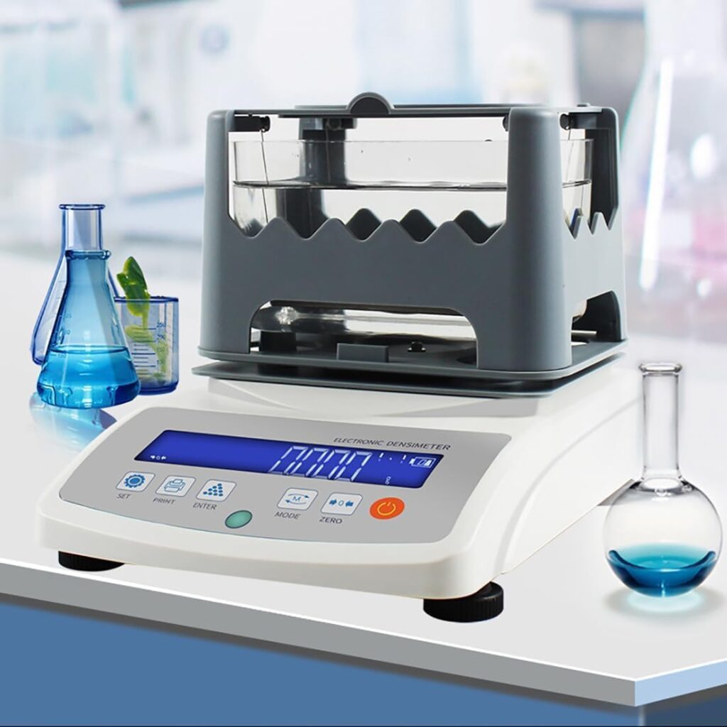 Digital Electronic Gold Density Meter Tester, Gold Purity Content Detector Gold K Value Tester, 300g/0.01g Gold Density Meter Purity Tester for Gold K Silver Platinum Tester