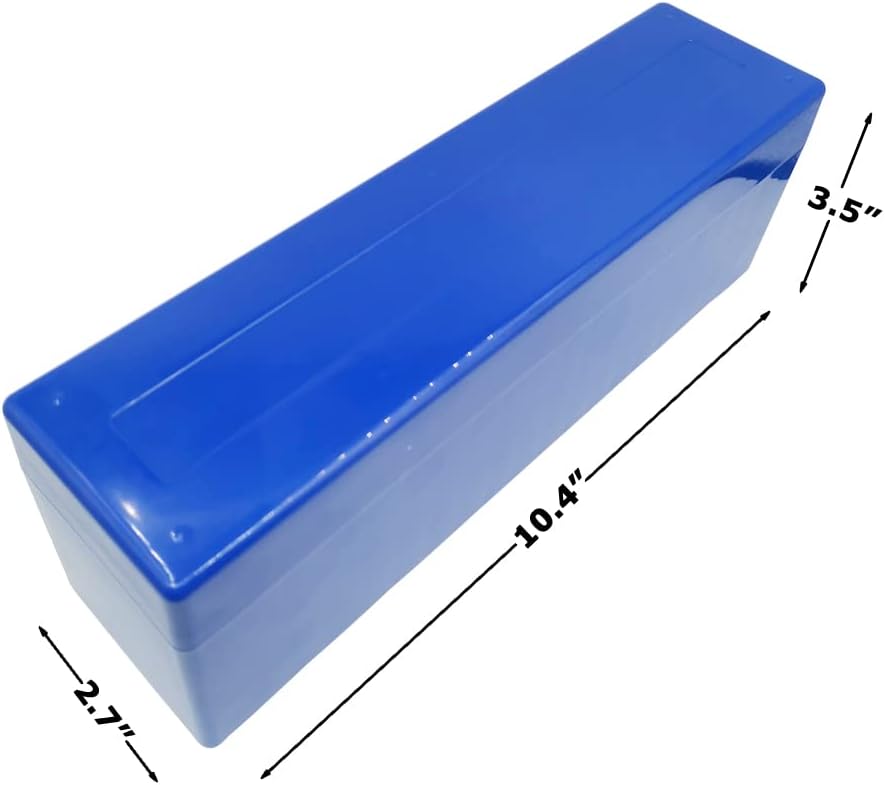 Plastic Coin Holders for Collectors 20 Slab Coin Case Fit for PCGS NGC Coin Slab Storage Box Bundle of 2 (Blue)