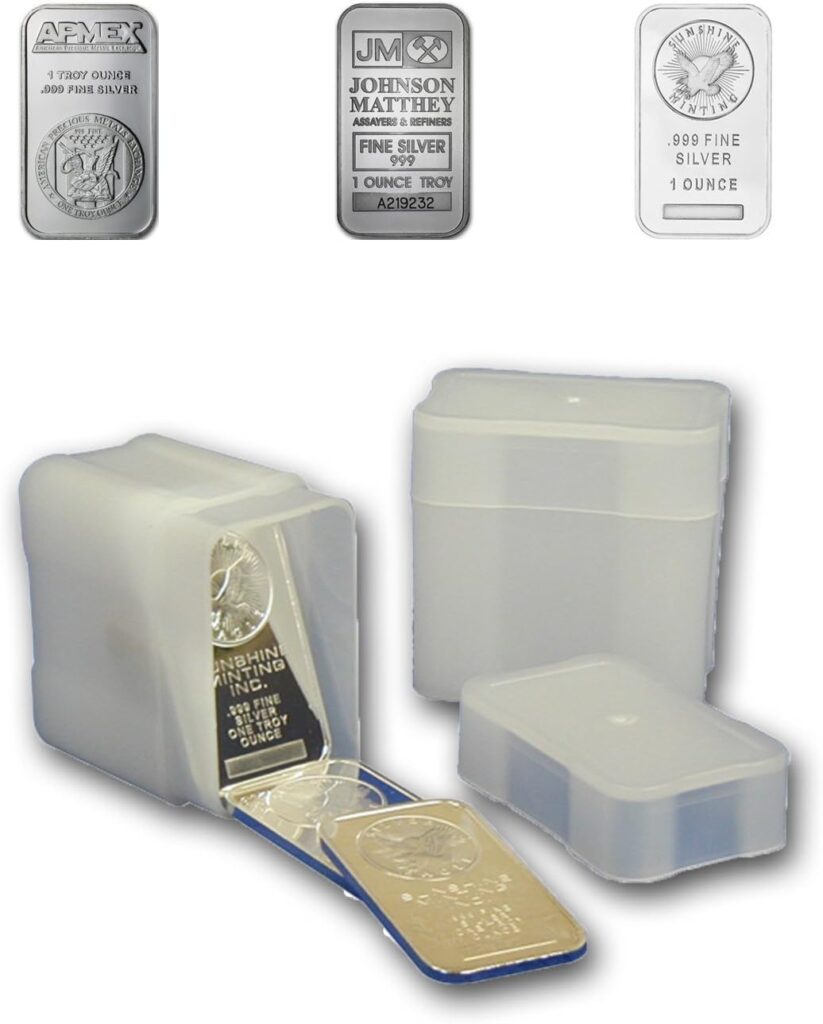 Silver Bar Tube for 20 1oz Silver Bars - Lot of 5