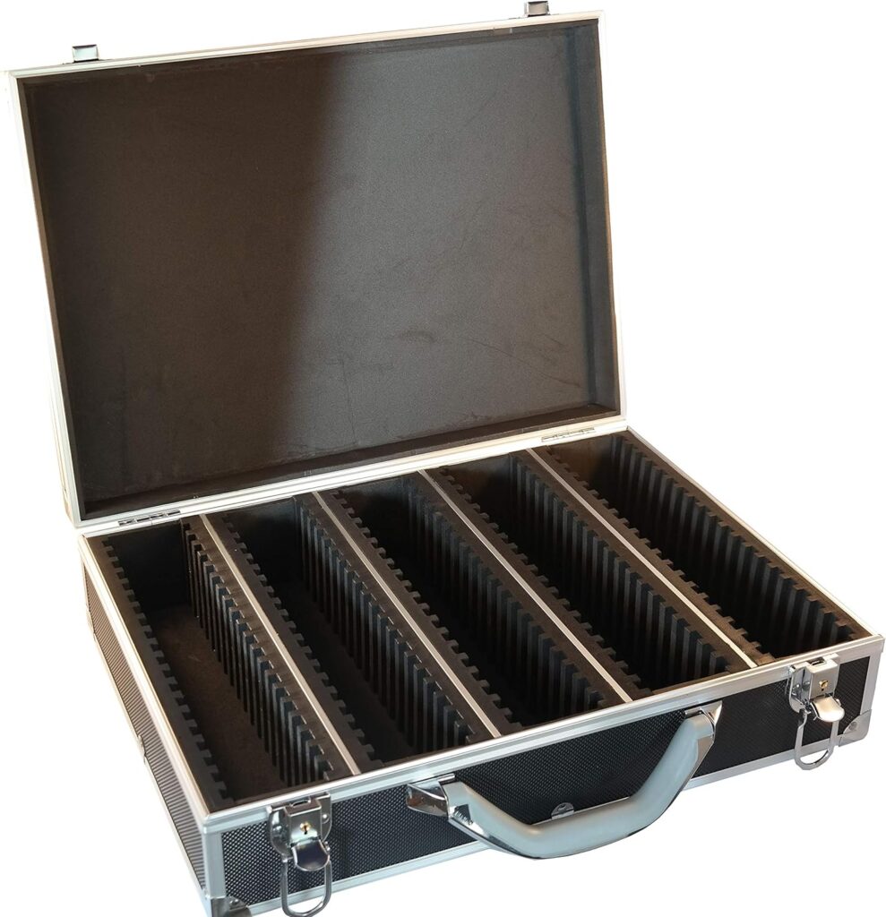 Ursae Minoris Elite Black Aluminum Box for 100 Certified or Certified-Style Coin Holders NGC, PCGS, ANACS, Ursae Minoris Elite, Lighthouse, BCW