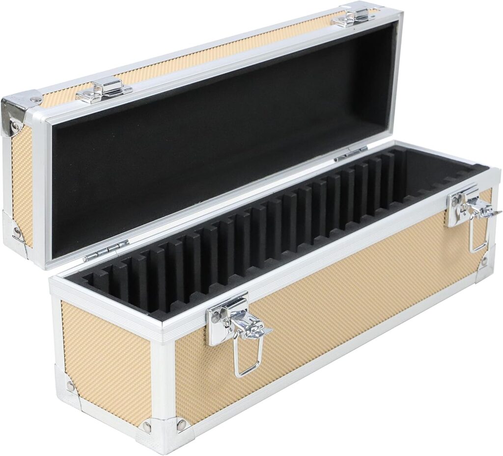 Ursae Minoris Elite Tan Aluminum Box for 20 Certified or Certified-Style Coin Holders NGC, PCGS, ANACS, Lighthouse, BCW